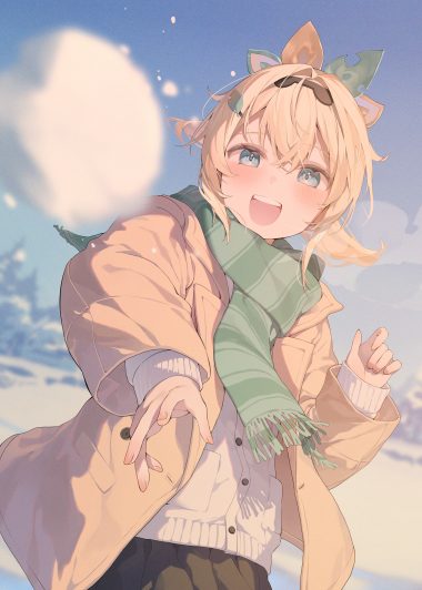 hana mori hololive kazama iroha sweater