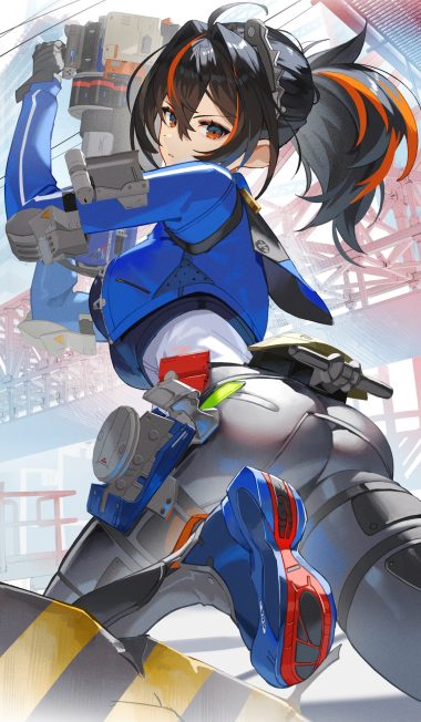 scottie zenless zone zero zhu yuan ass garter gun