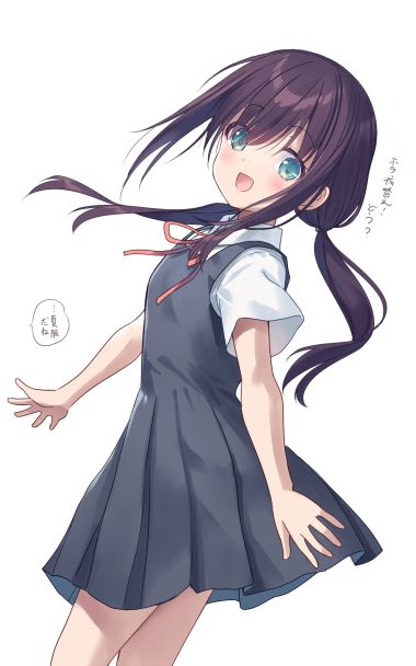 na-ga seifuku skirt lift