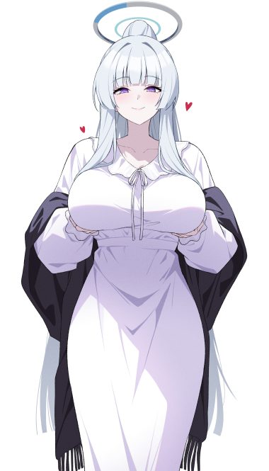 reia 76 blue archive ushio noa breast hold halo pajama