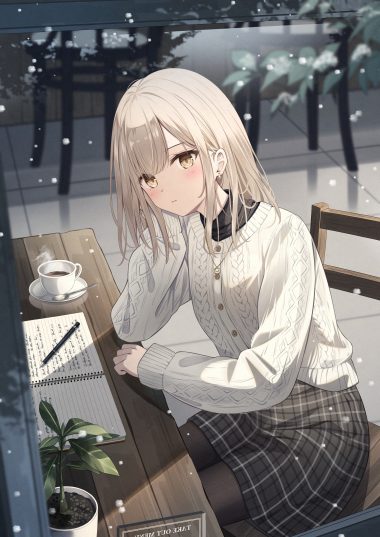 senri (senri sen) pantyhose sweater
